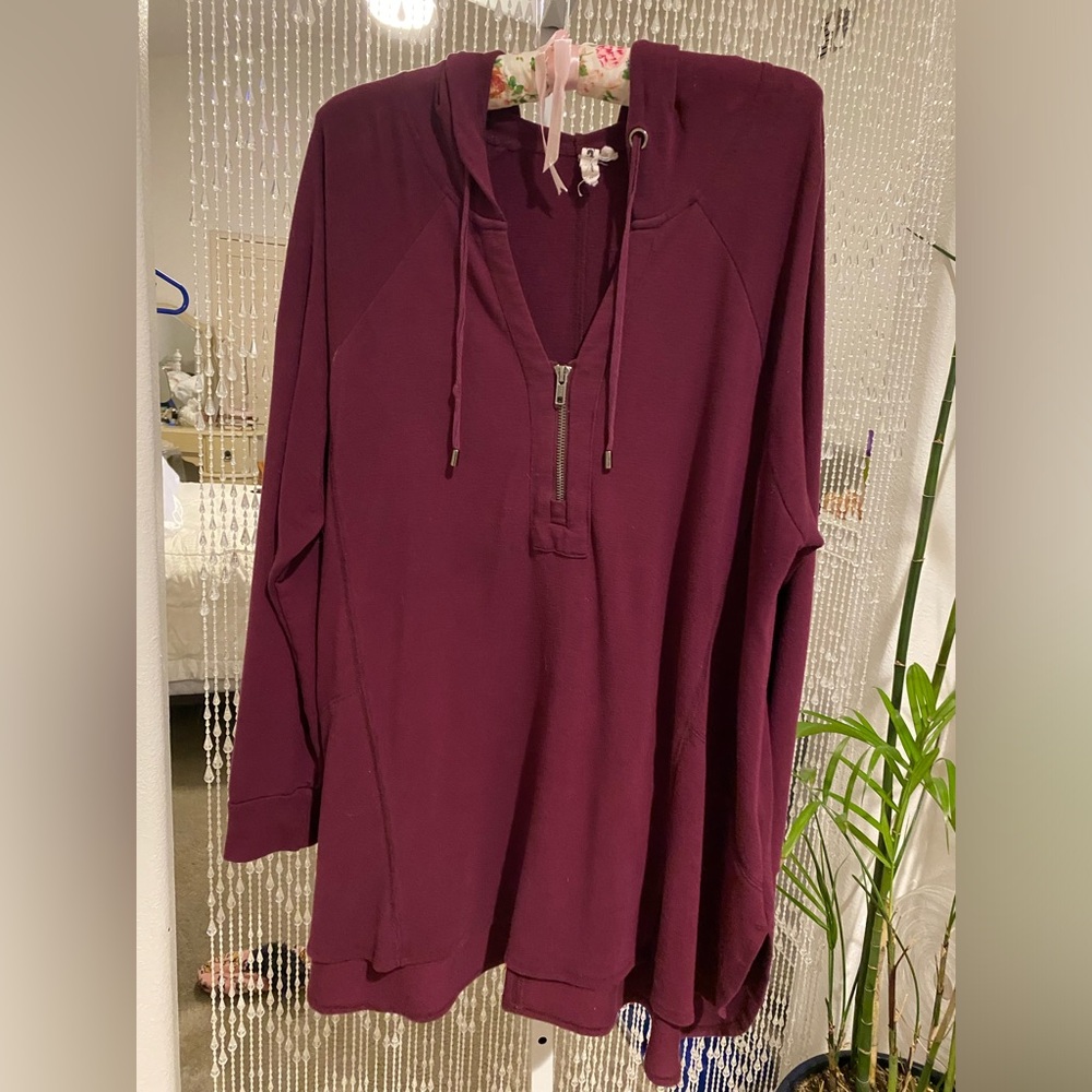 OVERSIZED LONG SLEEVE HOODIE - Picture 5 of 5